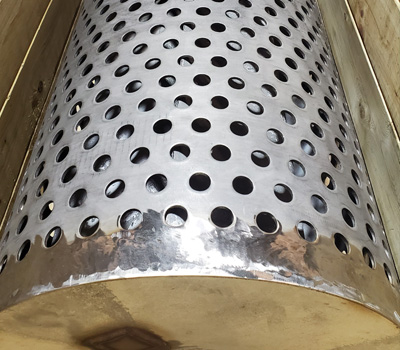 Perforated sheet rollers for Calander / Calandar rolls and Condenser rolls : Stewarts of America